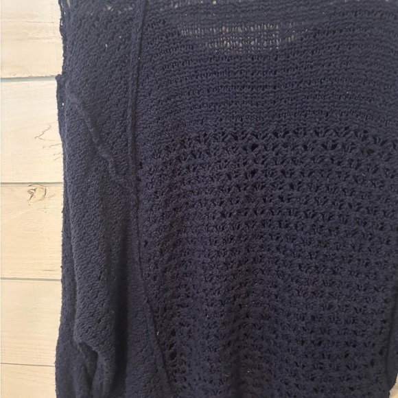 Free People Midnight Blue Knit Sweater in size XS - Picture 8 of 14